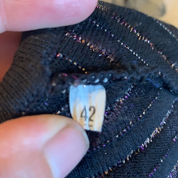 Missoni Purple Metallic Stretch Waist Dress comes with slip dress - Picture 7 of 9